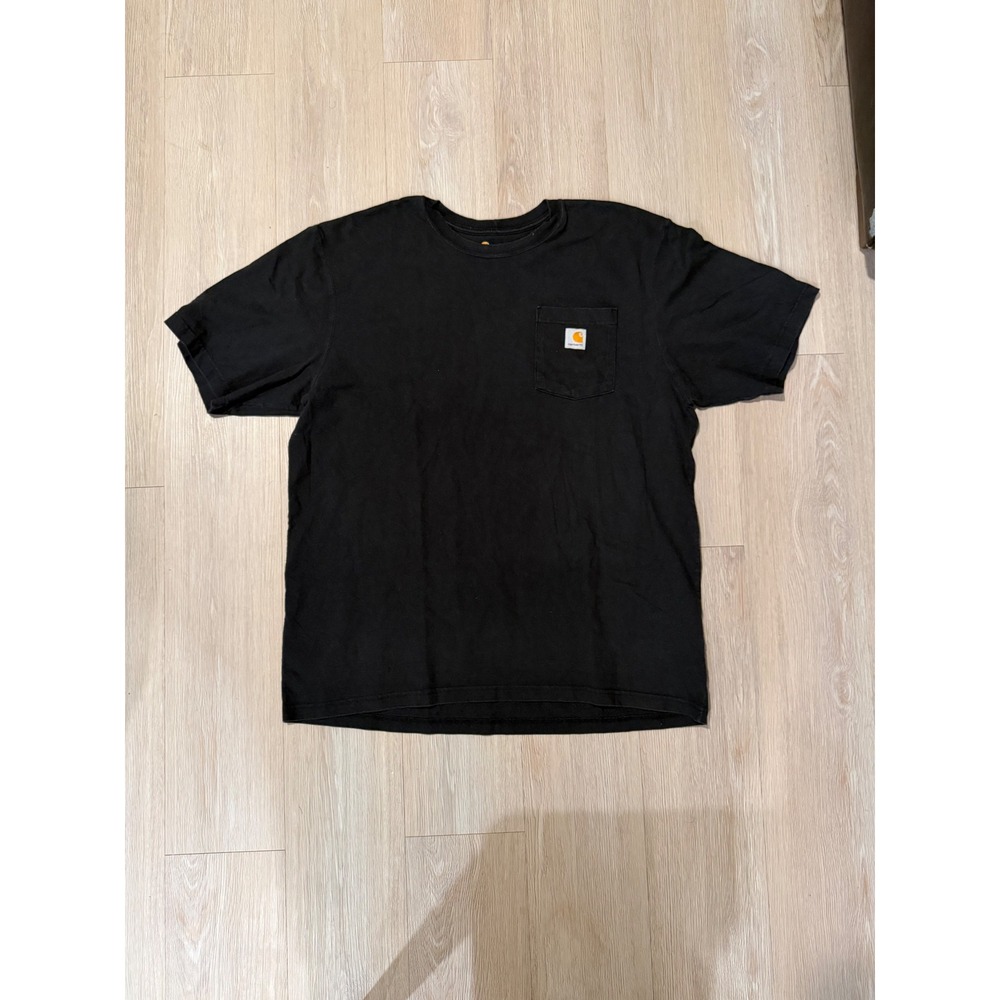 Carhartt Mens K87 Workwear Pocket T-Shirt Black Original Fit XL Short Sleeve Tee